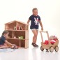 Preview: Puppenwagen aus Holz für den Kindergarten und Kita Preview: Puppenwagen aus Holz für den Kindergarten und Kita