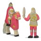Preview: Ritter Set rot - Reitend und mit Schwert