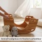 Preview: Holz Schiffschaukel schnell aufgebaut und flexibel im Kinderzimmer einsetzbar