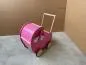 Preview: Puppenwagen - Lauflernwagen rosa mit Flüsterräder