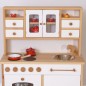 Preview: hochwertige Kinder-Spiel-Küche aus massivem Buchenholz, weiß gestrichen stabil und robst im Aufbau - mit Backofen, Spüle, Herd, Regalen - formschönes und zeitloses Design - ökologisch und nachhaltig für Generationen Preview: hochwertige Kinder-Spiel-Küche aus massivem Buchenholz, weiß gestrichen stabil und robst im Aufbau - mit Backofen, Spüle, Herd, Regalen - formschönes und zeitloses Design - ökologisch und nachhaltig für Generationen