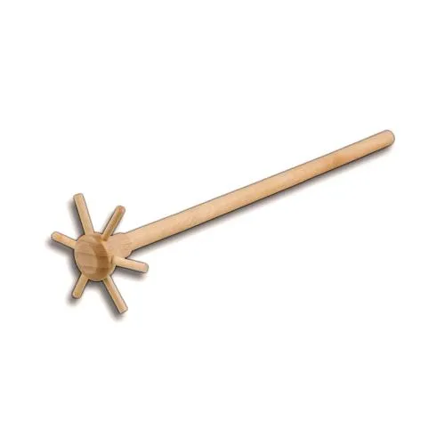 Holz Quirl | Küchenzubehör | 20 cm lang | perfekt für Kinderhände | HM-10457