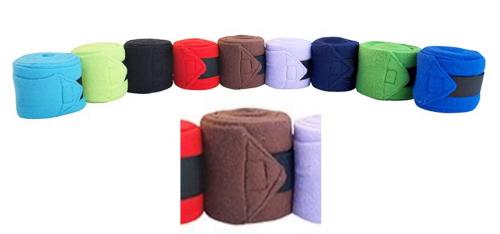 Miniline Mocca Knöchelbandage | Fleece Bandage für Voltigierpferde | Beinschutz