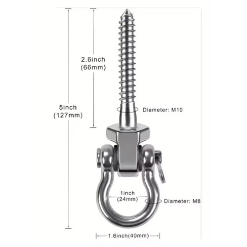 Sicherheits-Schaukel-Haken mit Duebel