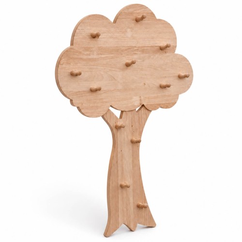 Baum Garderobe aus Massivholz