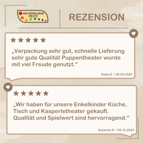 Kasperletheater Bewertungen Kundenmeinungen Holz Puppentheater Qualität