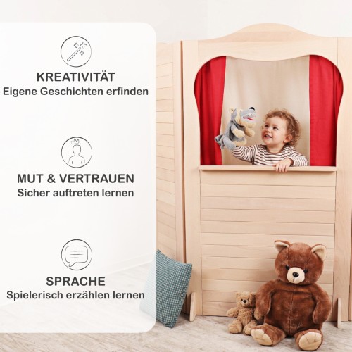 Kasperletheater fördert Kreativität Fantasie Sprache und Selbstbewusstsein