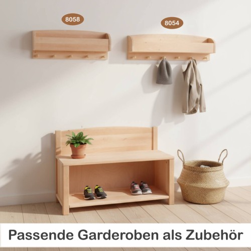 Kinder Sitzbank Garderobe mit passendem Zubehör – separat erhältlich und ideal kombinierbar.