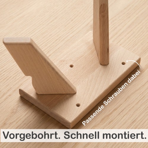 Vorgebohrte Kinderküche Füße für eine einfache Montage