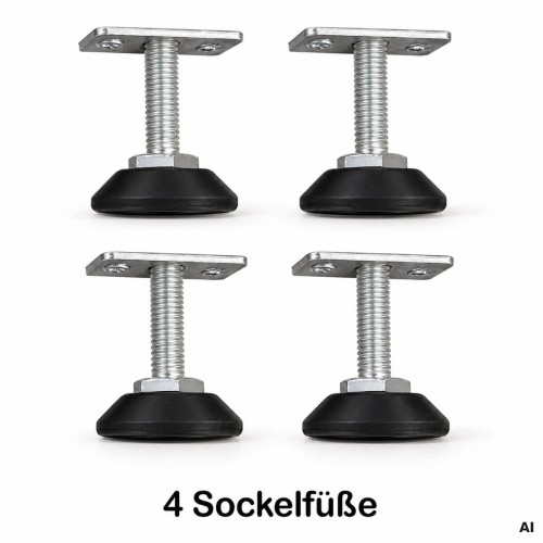 Lieferumfang - 4 Sockelfüße