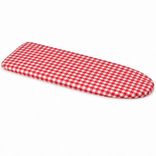 Kinder-Bügelbrett-Bezug Kirschrot kariert aus Oeko-Tex-Baumwolle mit Gummizug für Bügelbrett LOTTI