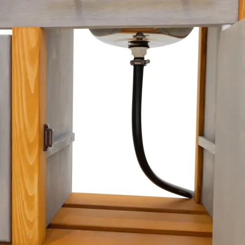 Wasserhahn Drücker mit Gardena Anschluss | Wasserhahnarmatur für Matschküche 2062