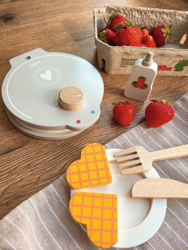 Waffeleisen aus Holz