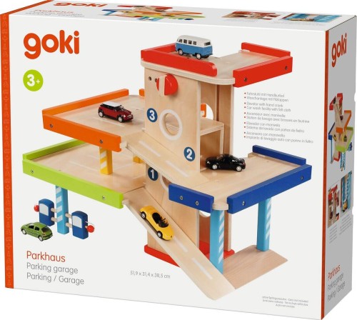 Kinder Parkgarage verpackt