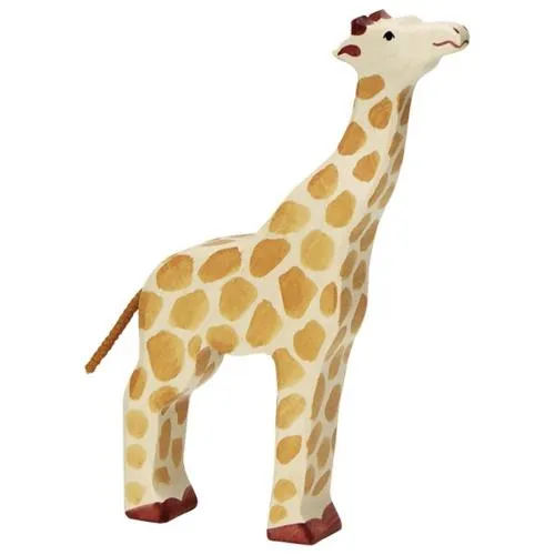Arche Spielfiguren | Afrika 2 Tier-Paket | Giraffe | Holztiger