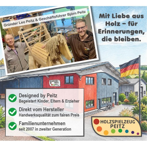 Wir von Holzspielzeug Peitz stellen uns vor