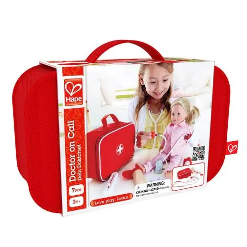 Kinder Doktorset | Rote Arzttasche | Doktor-Koffer | Lern-Spielzeug