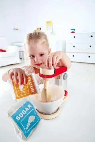 Hape Kinder-Mixer-Set 4-teilig | Kinder-Küchen-Zubehör