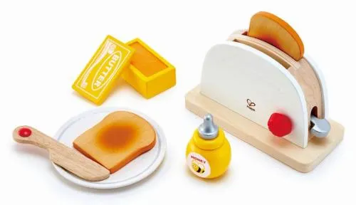 Hape Toaster 7-teilig | Spielküchen-Zubehör