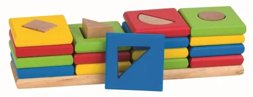Kinder-Sortierspiel-Quadrate-bunte-Farben, WM034, geometrische Figuren erlernen, Frühförderung, Früherziehung, Kindergarten, Kita