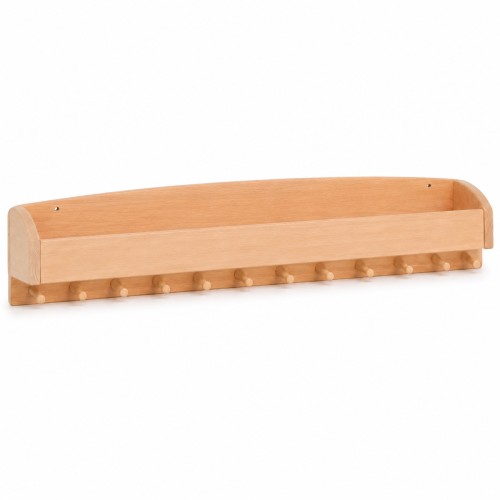 Preview: Kindergarderobe mit 9 Haken für 3 Kinder
