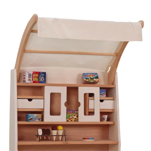 Preview: Kaufladen Markise Spieltuch - Beige Preview: Kaufladen Markise Spieltuch - Beige
