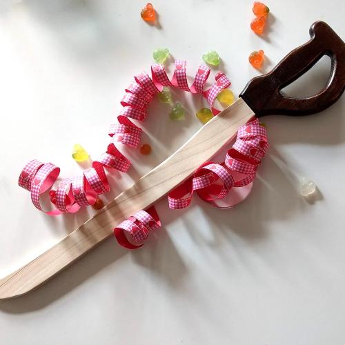 Piraten-Säbel,Säbel-Krummschwert- Messer- Spielzeugschwert-Kinder-Ritter-Schwert aus massivem Holz | Mittelalter-Spielzeug | Wikinger-Schwert