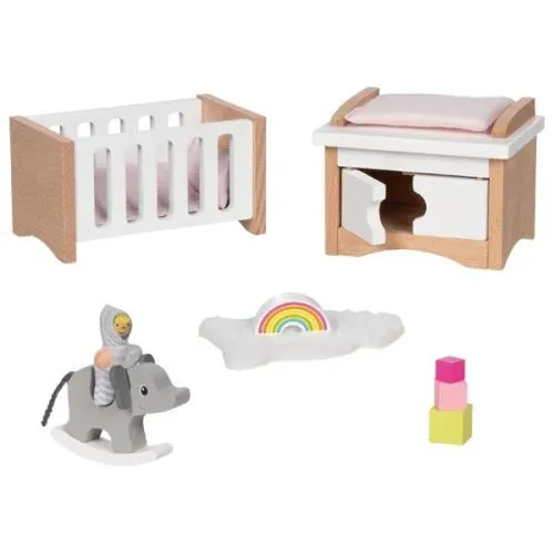 Puppenmoebel-Puppenhausmoebel-Babyzimmer-GO 51500