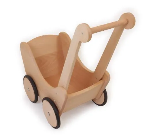 Holz-Puppenwagen oder auch als Lauflernwagen benutzbar