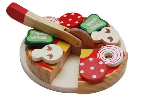 Spielpizza – Kinderspielzeug Pizza – lecker – als nützliches Spielküchenzubehör oder für den Kaufladen als Kaufladenzubehör