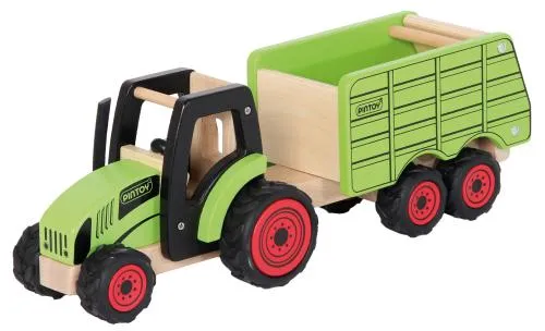 Kinder-Holzspielzeug-Traktor-Bauernhoffahrzeug-Gummireifen