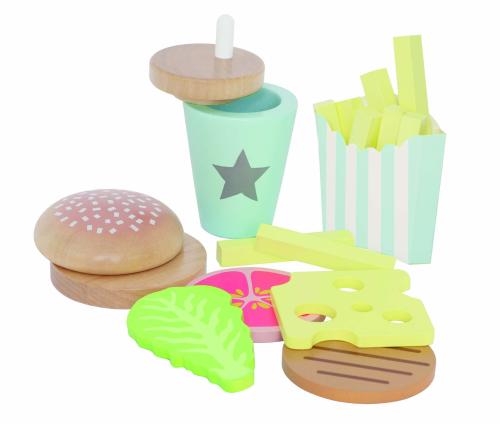 Kinderküche Spielküche Essen Spielzeug Küche Zubehör Zubehörteile Hamburger Set 