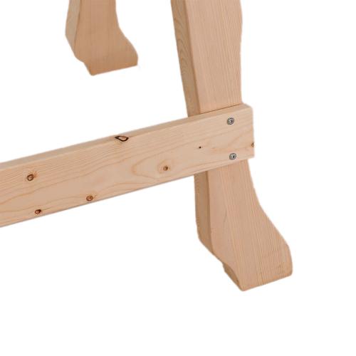 Aufstiegshilfe für Holzpferd - Detail