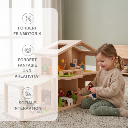 Benefits Puppenhaus Holzspielzeug Peitz