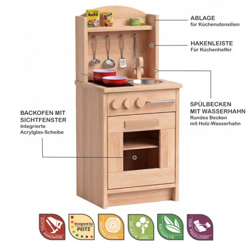 Kinderküche Däumelinchen mit Zubehör