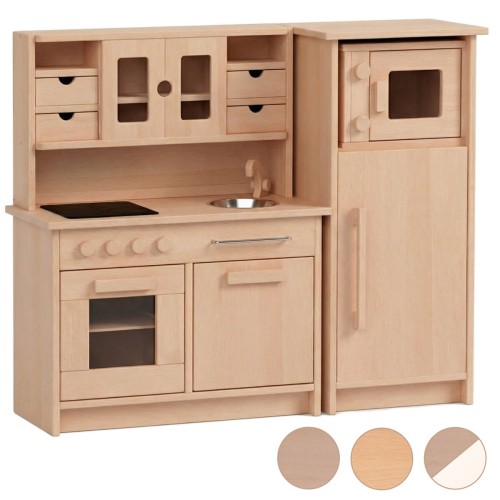 Hänsel Kinderküche Set mit Mikrowelleund Beistellschrank