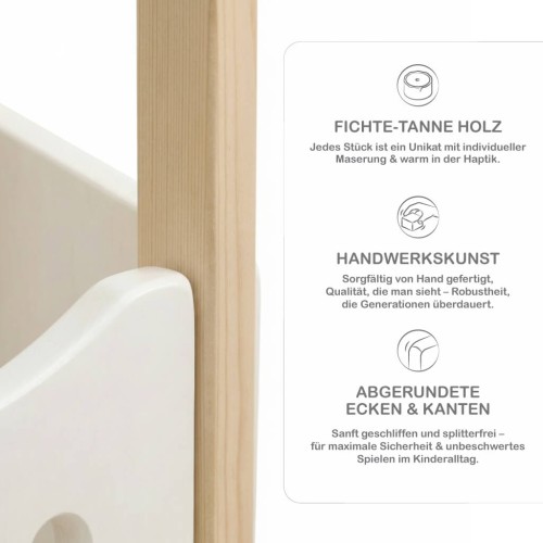 Hochwertige Holzqualität und Verarbeitung beim Hobby Horse Stall STALLO