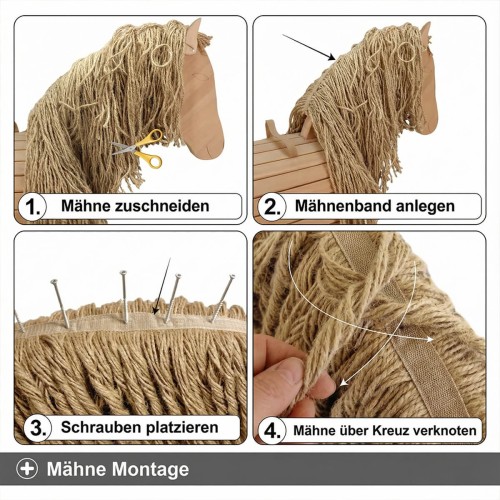 Pferdemähne Montage