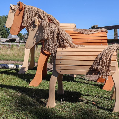 Holz Voltigierpferde für Outdoor Reitsport