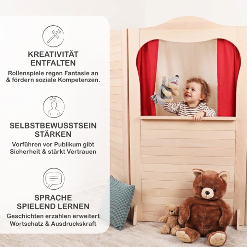 Kasperletheater fördert Kreativität Fantasie Sprache und Selbstbewusstsein