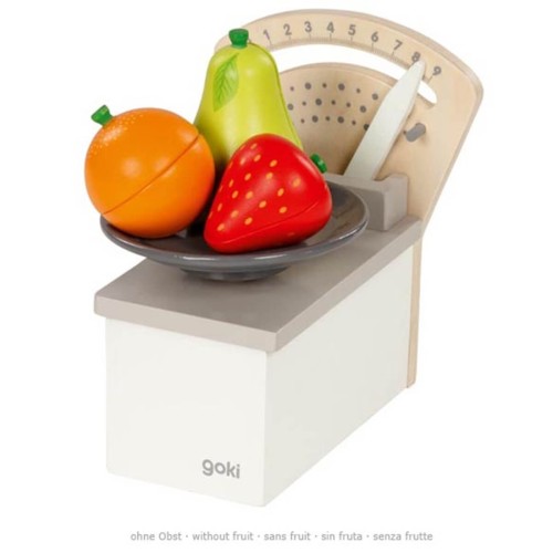 Kinder-Holz-Kaufmannsladen-Waage / Kaufladenzubehör