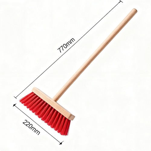 Kinder-Straßenbesen | Holz-Kinderbesen | Garten-Besen hart