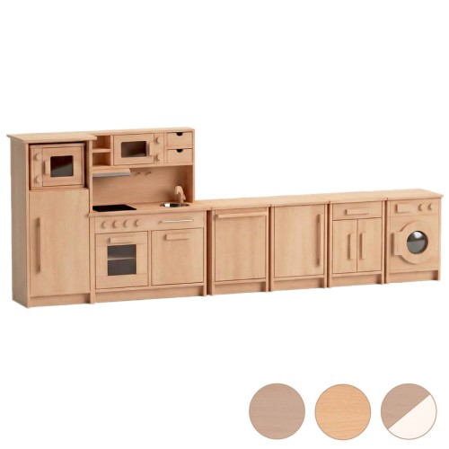 Kinder Küchenzeile Set 7 für Kindergärten Kitas