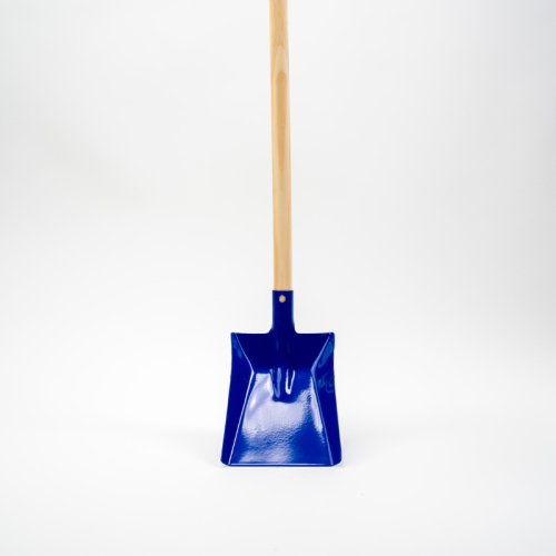 Kinder-Schaufel mit Holzstiel BLAU | Metallschaufel | Kinder-Garten TK-32724