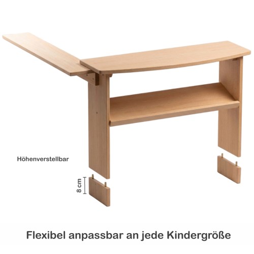 Kinder Spieltheke Erle - 8cm höhenverstellbar