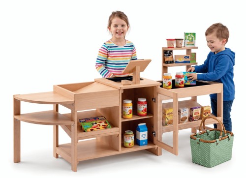 Kinder Supermarkt mit Kassensystem