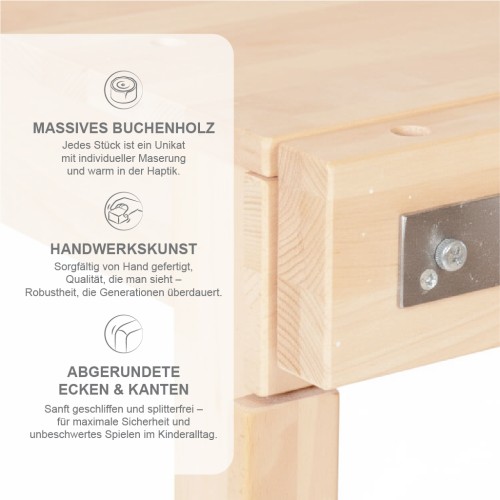 kinderhobelbank_peitz - kreatives Holzspielzeug – Öko Holzspielzeug – Holzspielzeug Motorik – Spielsachen für 3-Jährige – Kinderwerkbank
