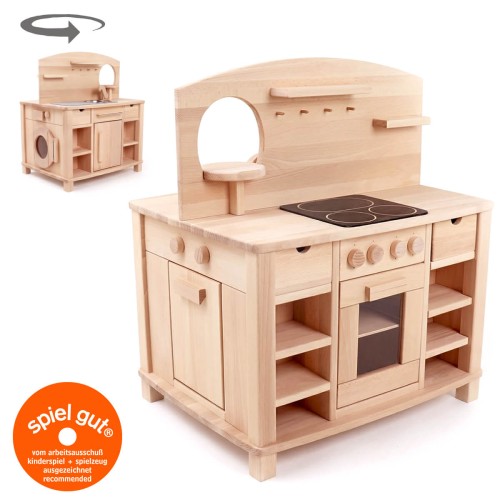 Kinderküche Cinderella aus Buche Vollholz