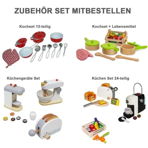 Stabile Kita Kinderküche günstig kaufen » robustes Buchenholz