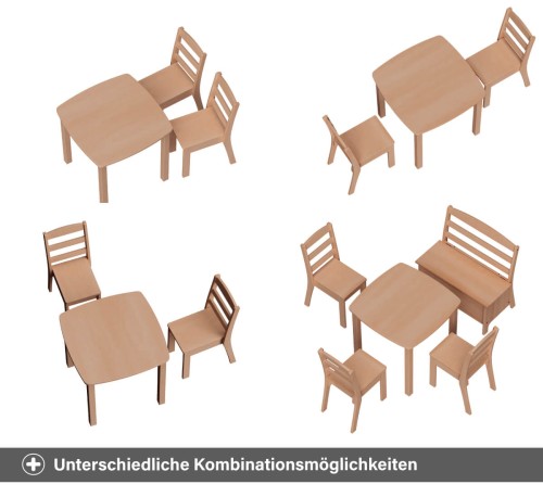 Kindermöbel Sitzgruppe Zusammenstellungen